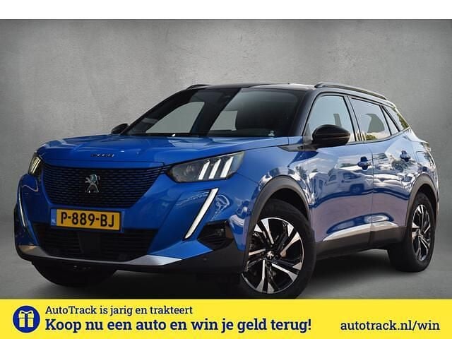 Blauw Gebruikt 2020 Peugeot e-2008 GT-line SUV | € 16.950 (Eerlijke prijs) - Afbeelding 1/4