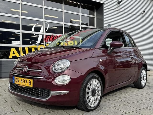 Rood Gebruikt 2016 Fiat 500 Lounge Hatchback | € 6.950 (Eerlijke prijs) - Afbeelding 1/4