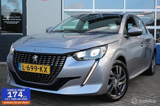Grijs Gebruikt 2021 Peugeot 208 Hatchback | € 12.800 (Eerlijke prijs) - Afbeelding 1/4