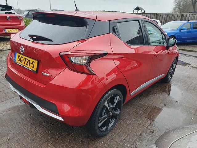 Occasion Nissan Micra Acenta 71 PK (52 kW) 2018 Rood Hatchback