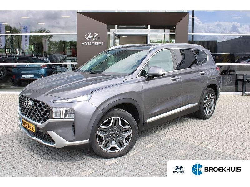 Grijs Gebruikt 2021 Hyundai Santa Fe Comfort SUV | € 34.350 (Eerlijke prijs) - Afbeelding 1/4