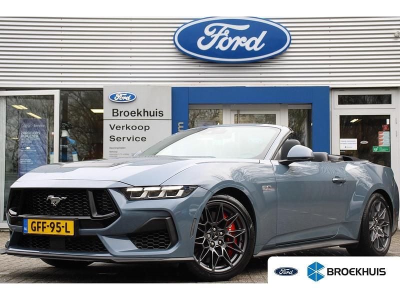 Blauw Occasion 2024 Ford Mustang GT Convertible Cabriolet | € 139.900 (Eerlijke prijs) - Afbeelding 1/4