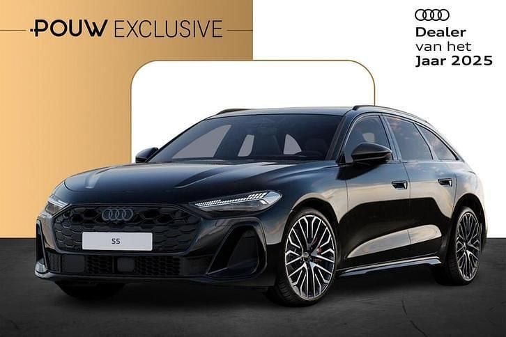 Zwart Nieuw 2025 Audi S5 S-Line Stationwagen | € 110.650 (Iets duurder) - Afbeelding 1/4