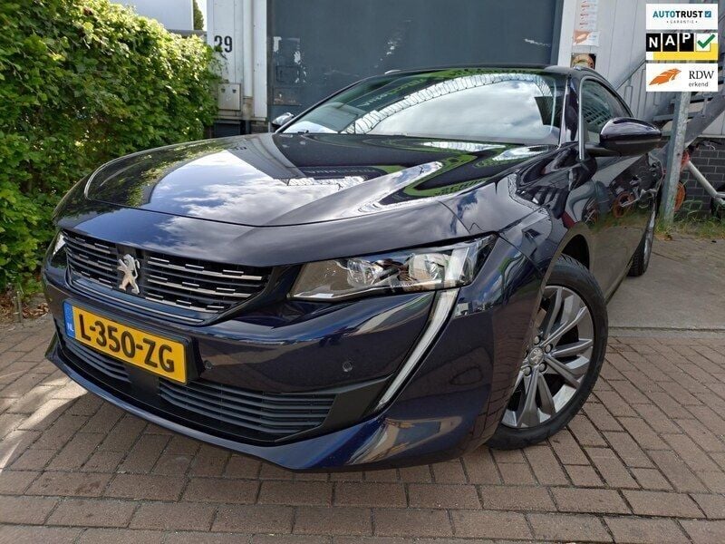 Blauw, metallic lak Gebruikt 2021 Peugeot 508 Allure Stationwagen | € 16.450 (Goede deal) - Afbeelding 1/4