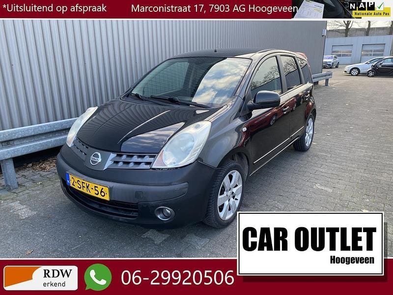 Zwart Occasion 2006 Nissan Note Visia MPV | € 1.250 (Goede deal) - Afbeelding 1/4