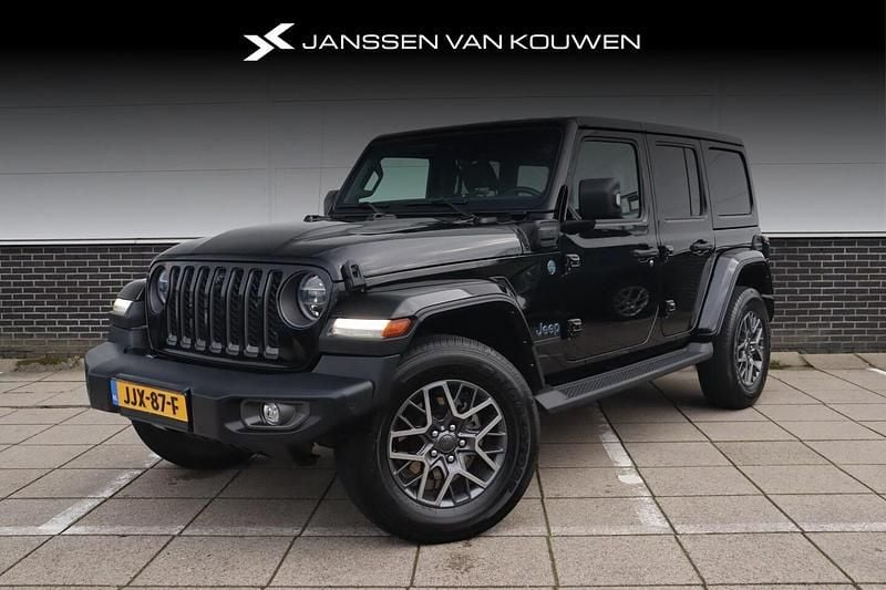 Zwart Gebruikt 2021 Jeep Wrangler Unlimited 80th Anniversary SUV | € 56.900 (Goede deal) - Afbeelding 1/4