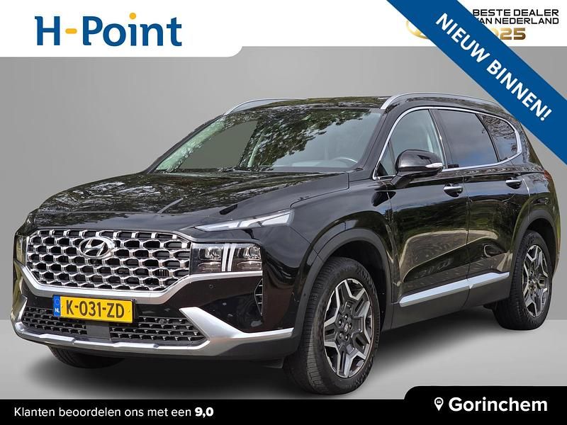 Zwart Gebruikt 2021 Hyundai Santa Fe Premium SUV | € 37.490 (Eerlijke prijs) - Afbeelding 1/4