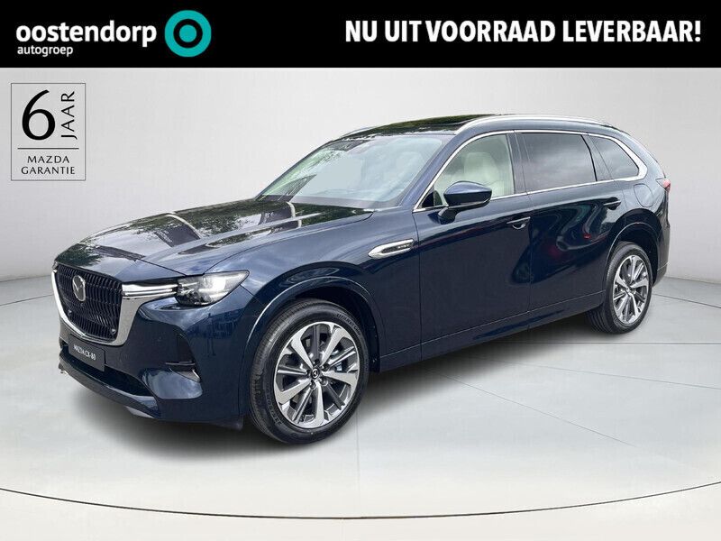 Blauw Nieuw 2025 Mazda CX-80 Takumi-Line SUV | € 72.890 (Eerlijke prijs) - Afbeelding 1/4