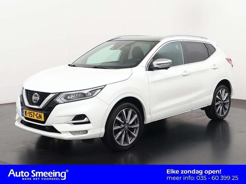White pearl (qab) Occasion 2020 Nissan Qashqai Tekna SUV | € 17.895 (Goede deal) - Afbeelding 1/4
