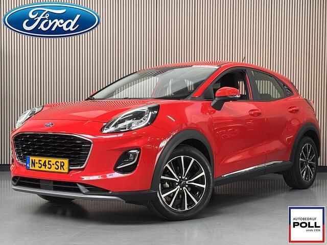 Rood Gebruikt 2021 Ford Puma Gen-E Titanium X SUV | € 18.800 - Afbeelding 1/4