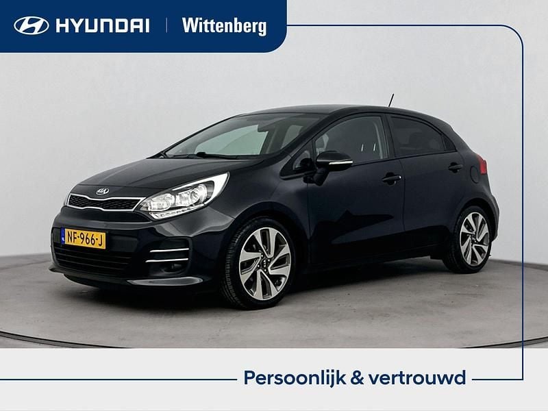 Zwart Gebruikt 2017 Kia Rio Hatchback | € 10.900 (Eerlijke prijs) - Afbeelding 1/4