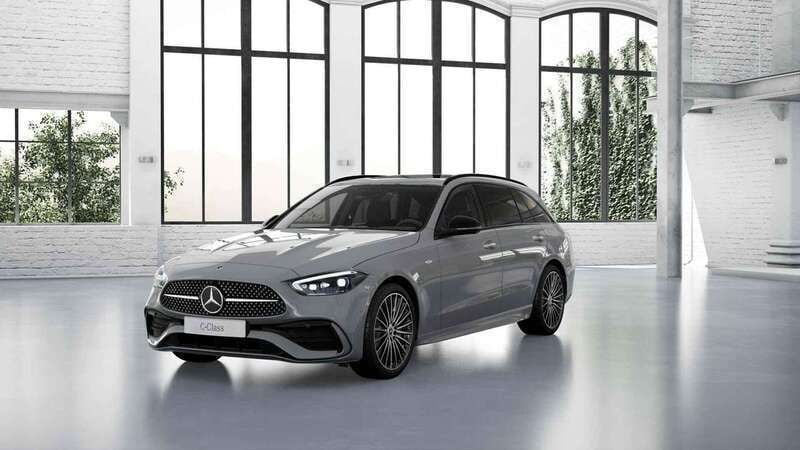 Grijs Nieuw 2025 Mercedes C300e Business Stationwagen | € 73.000 (Duur) - Afbeelding 1/4