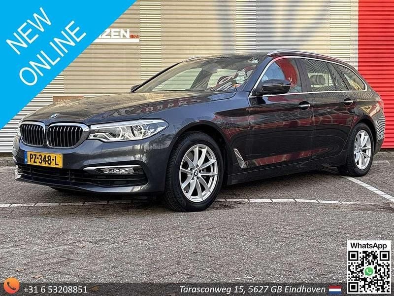 Grijs Gebruikt 2017 BMW 520 Executive Stationwagen | € 14.450 (Super prijs) - Afbeelding 1/4