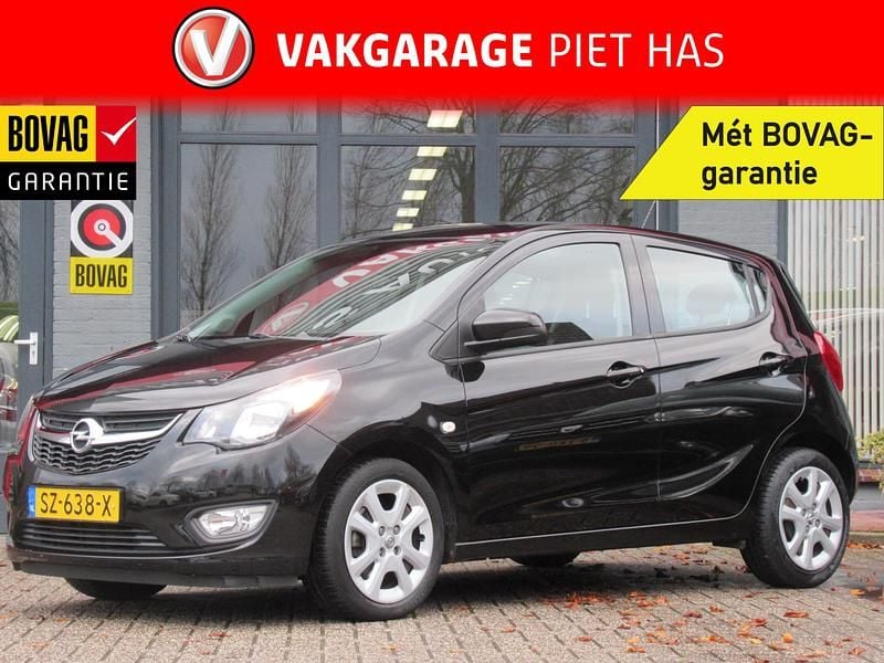 Zwart (metallic) Gebruikt 2018 Opel Karl Edition Hatchback | € 8.900 (Eerlijke prijs) - Afbeelding 1/4