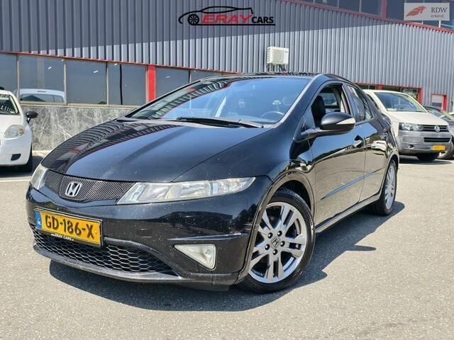 Zwart Gebruikt 2010 Honda Civic Hatchback | € 2.999 (Iets duurder) - Afbeelding 1/4