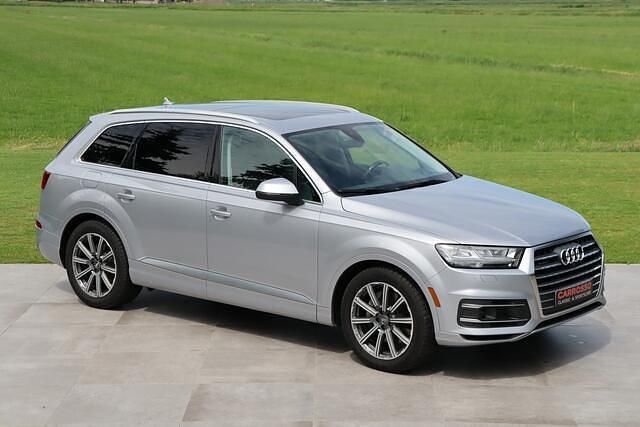 Zilver, metallic lak Gebruikt 2017 Audi Q7 Prestige SUV | € 29.950 - Afbeelding 1/4
