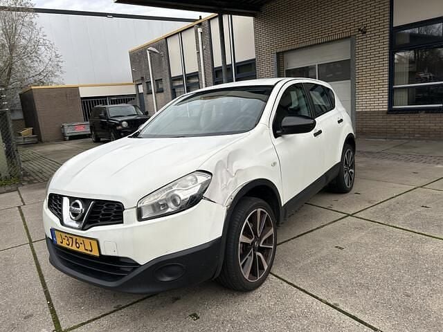 Wit Gebruikt 2010 Nissan Qashqai Acenta SUV | € 3.350 (Super prijs) - Afbeelding 1/4