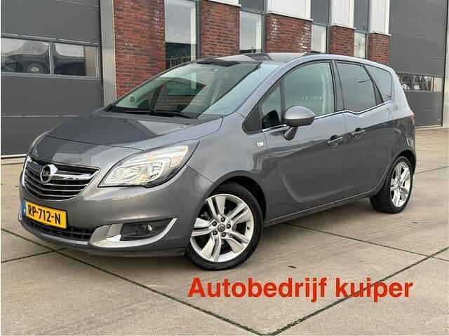 Grijs (metallic) Gebruikt 2017 Opel Meriva MPV | € 12.450 (Eerlijke prijs) - Afbeelding 1/4
