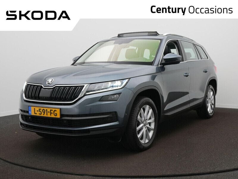 Grijs Gebruikt 2021 Skoda Kodiaq Business Line SUV | € 28.450 (Super prijs) - Afbeelding 1/4