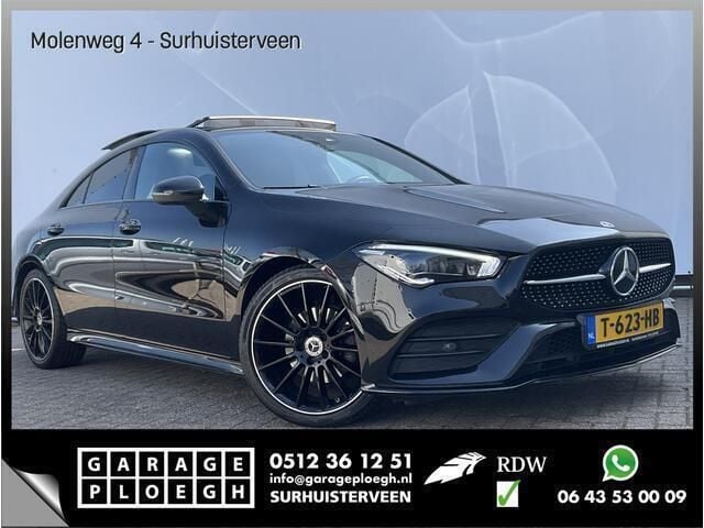 Zwart, metallic lak Gebruikt 2021 Mercedes CLA200 Premium Plus Sedan | € 32.700 (Eerlijke prijs) - Afbeelding 1/4