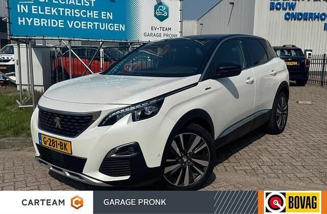 Wit Gebruikt 2019 Peugeot 3008 GT-line SUV | € 16.499 (Eerlijke prijs) - Afbeelding 1/4