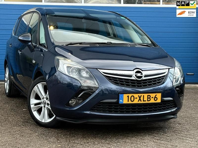Blauw Occasion 2012 Opel Zafira Cosmo MPV | € 7.440 (Eerlijke prijs) - Afbeelding 1/4