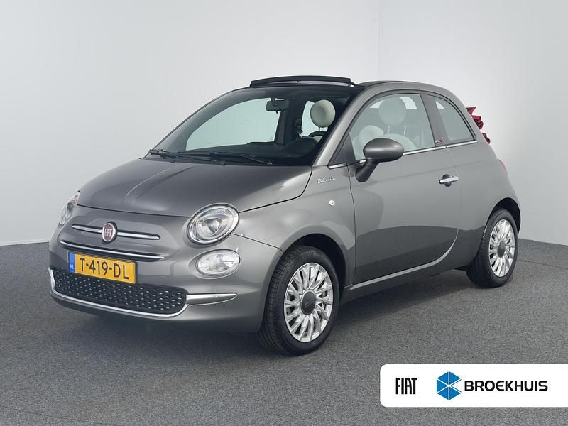 Grijs Gebruikt 2023 Fiat 500C Dolcevita Cabriolet | € 17.895 (Eerlijke prijs) - Afbeelding 1/4