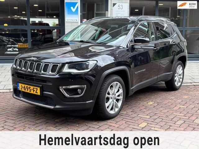 Zwart Gebruikt 2020 Jeep Compass Limited SUV | € 16.999 (Eerlijke prijs) - Afbeelding 1/4