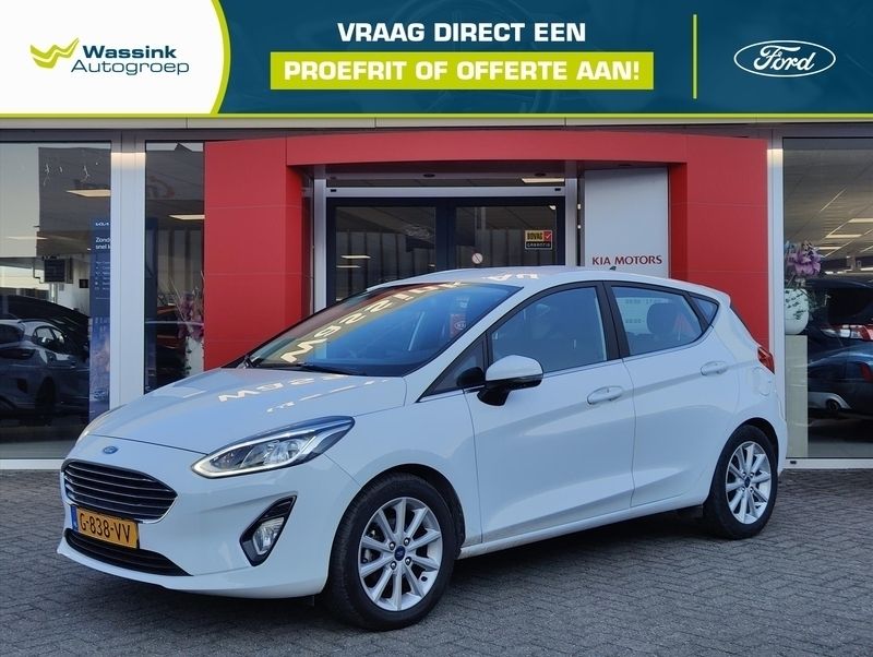 Wit Gebruikt 2019 Ford Fiesta Titanium Hatchback | € 13.385 (Goede deal) - Afbeelding 1/4