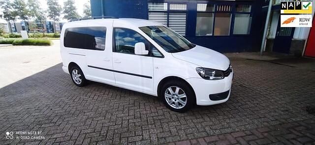 Wit Occasion 2012 VW Caddy Maxi Highline MPV | € 6.450 (Eerlijke prijs) - Afbeelding 1/4