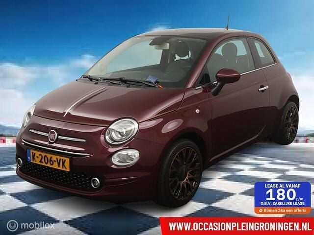 Paars (metallic) Occasion 2019 Fiat 500 Collezione Hatchback | € 10.950 (Eerlijke prijs) - Afbeelding 1/4