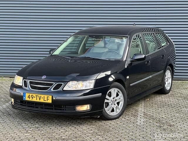Zwart Gebruikt 2007 Saab 9-3 Stationwagen | € 1.250 (Super prijs) - Afbeelding 1/4