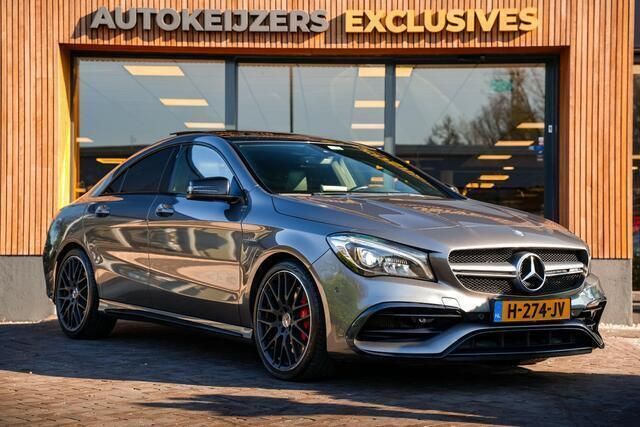 Grijs Gebruikt 2017 Mercedes CLA45 AMG Ambition Sedan | € 26.900 (Eerlijke prijs) - Afbeelding 1/4