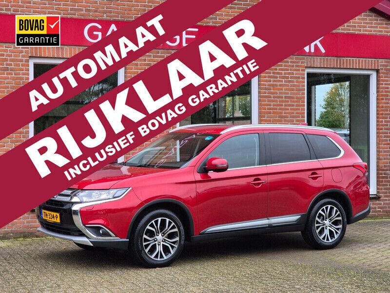 Rood Gebruikt 2018 Mitsubishi Outlander SUV | € 22.950 (Eerlijke prijs) - Afbeelding 1/4