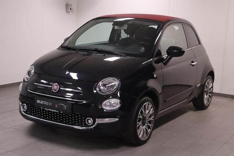 Zwart Gebruikt 2018 Fiat 500C Pop Star Cabriolet | € 9.949 (Goede deal) - Afbeelding 1/4
