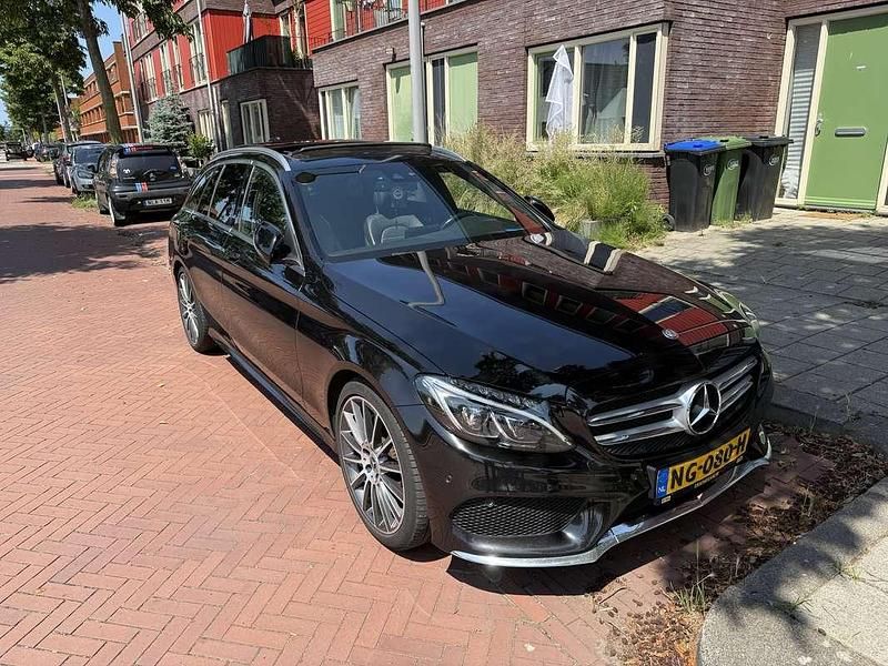 Zwart Gebruikt 2016 Mercedes C220 Prestige Stationwagen | € 15.500 (Eerlijke prijs) - Afbeelding 1/4