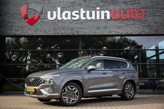 Grijs Gebruikt 2021 Hyundai Santa Fe Premium SUV | € 34.950 (Eerlijke prijs) - Afbeelding 1/4