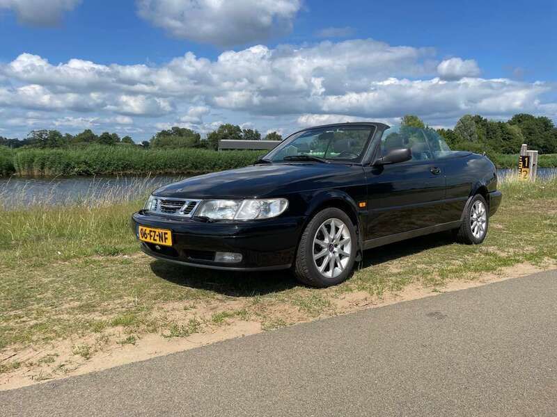 Zwart Gebruikt 1998 Saab 9-3 Cabriolet Cabriolet | € 2.985 (Goede deal) - Afbeelding 1/4