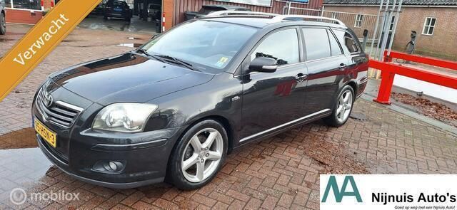 Zwart Gebruikt 2009 Toyota Avensis Business Edition Stationwagen | € 1.988 - Afbeelding 1/4