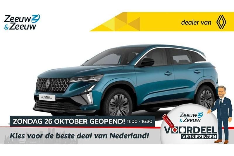 Blauw Nieuw 2025 Renault Austral Evolution SUV | € 42.890 (Super prijs) - Afbeelding 1/4