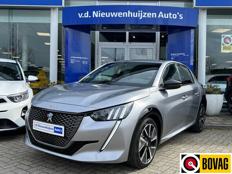 Grijs, metallic lak Gebruikt 2020 Peugeot e-208 GT Hatchback | € 19.950 (Eerlijke prijs) - Afbeelding 1/4