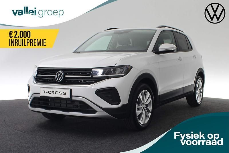 Wit Nieuw 2025 VW T-Cross Edition SUV | € 36.692 (Eerlijke prijs) - Afbeelding 1/4