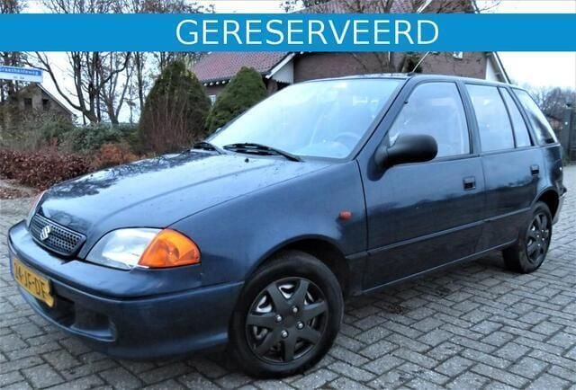 Occasion Suzuki Swift GLX 86 PK (63 kW) 2002 Blauw Hatchback