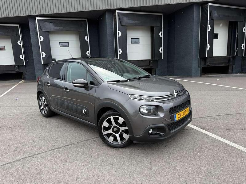 Grijs Gebruikt 2019 Citroën C3 Shine Hatchback | € 6.800 (Super prijs) - Afbeelding 1/4