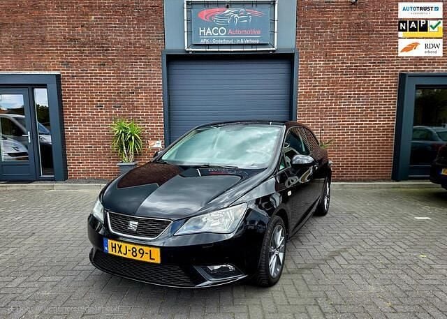 Zwart Occasion 2014 Seat Ibiza I-Tech Hatchback | € 6.249 (Eerlijke prijs) - Afbeelding 1/4