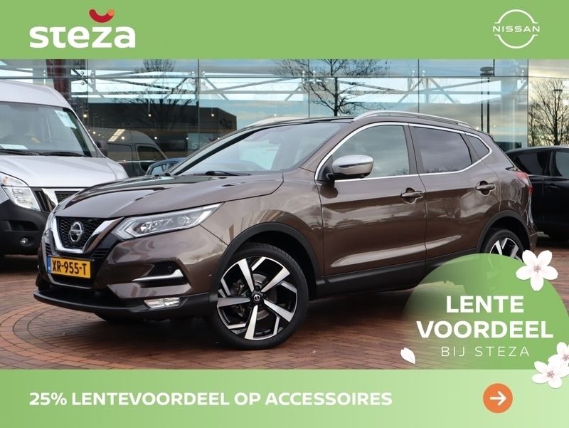 Bruin Gebruikt 2019 Nissan Qashqai Tekna+ SUV | € 15.949 (Eerlijke prijs) - Afbeelding 1/4