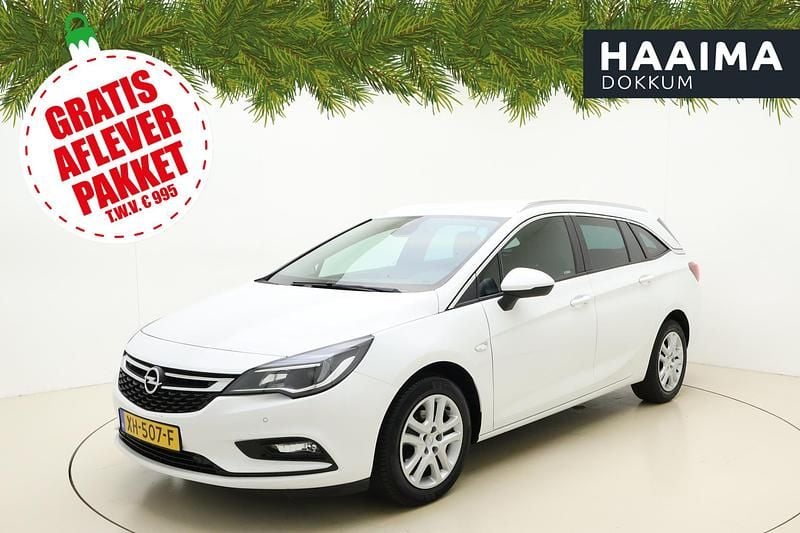 Wit Gebruikt 2019 Opel Astra Edition Stationwagen | € 10.950 (Eerlijke prijs) - Afbeelding 1/4