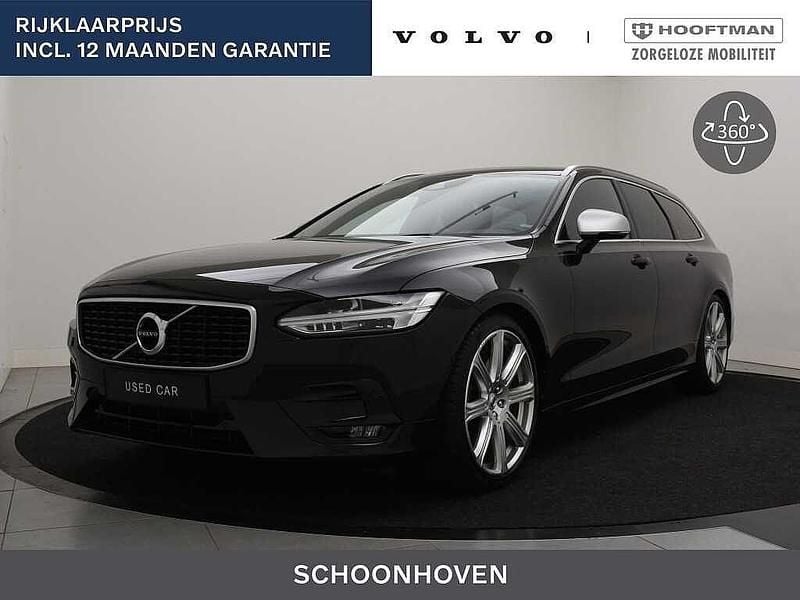 Zwart Gebruikt 2016 Volvo V90 R-Design Stationwagen | € 29.495 (Eerlijke prijs) - Afbeelding 1/4