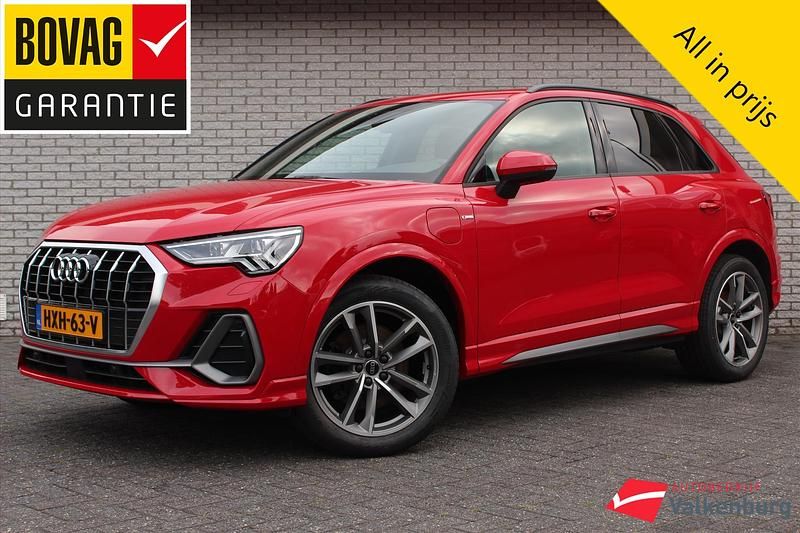Rood Gebruikt 2022 Audi Q3 S-Line SUV | € 36.950 (Eerlijke prijs) - Afbeelding 1/4