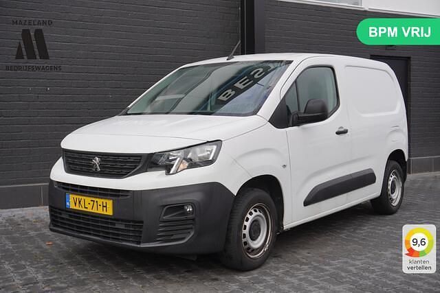 Wit Gebruikt 2021 Peugeot Partner MPV | € 12.499 (Super prijs) - Afbeelding 1/3